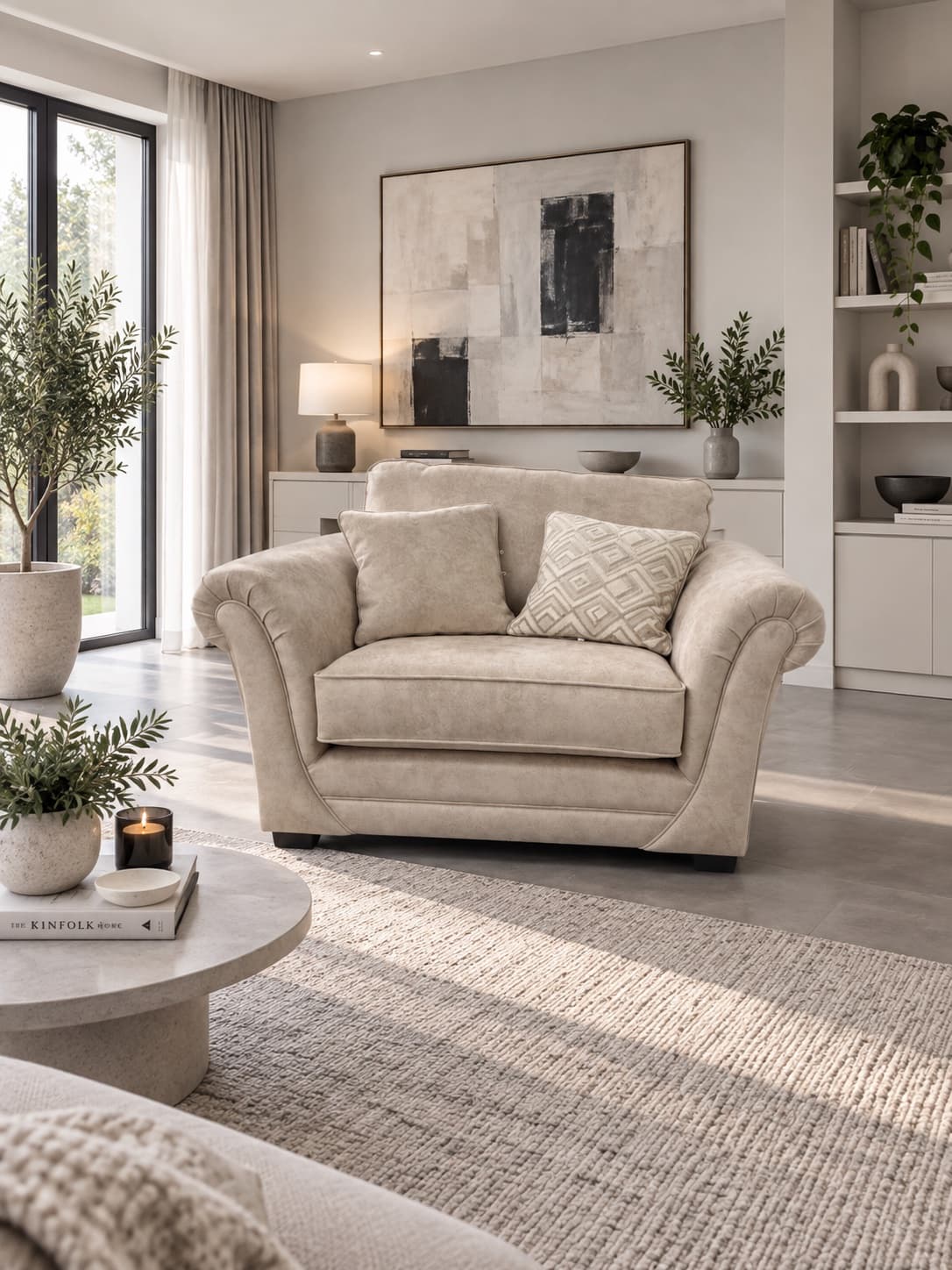 DANBURY Love Chair, from the Armchairs & Love Chairs collection
